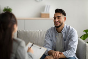 a client learns the differences between Cognitive-behavioral therapy and dialectical behavior therapy when creating his treatment plan with a specialist