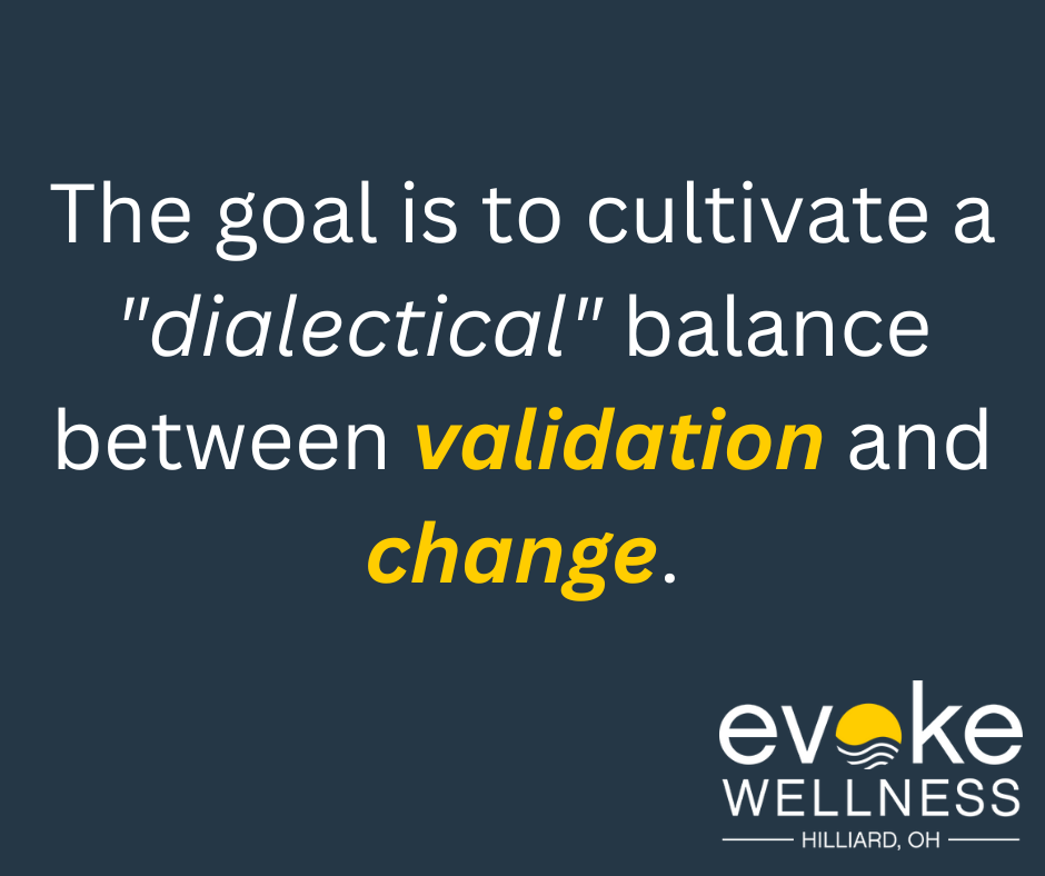 balance between validation and change